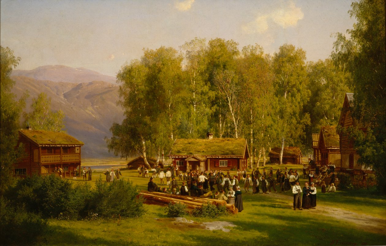 Juhannusjuhla tekijältä Johan Fredrik Eckersberg