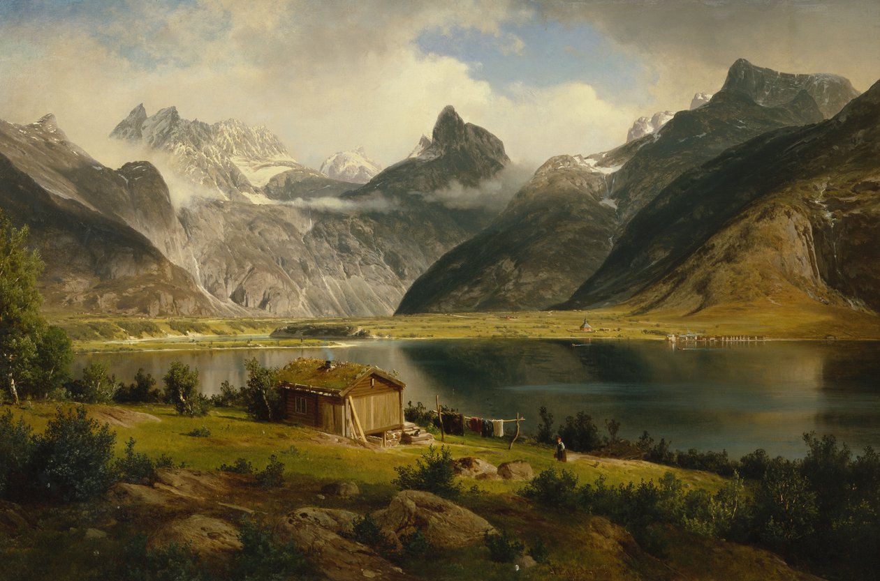 Romsdalshorn tekijältä Johan Fredrik Eckersberg
