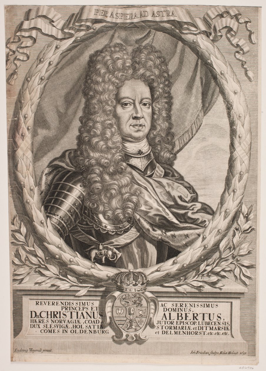 Gottorpin herttua Christian Albrecht tekijältä Johan Friedlein