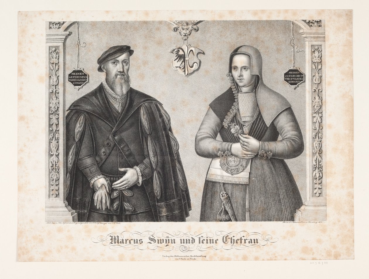 Marcus Swin ja vaimo tekijältä Johan Friedrich Fritz