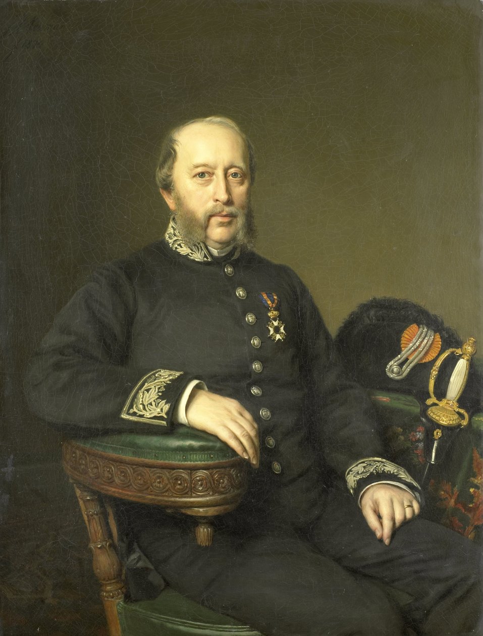 Gerard Johan Lost van Themaat (1809-90). Utrechtin maakunnan johtokunnan jäsen tekijältä Johan Heinrich Neuman