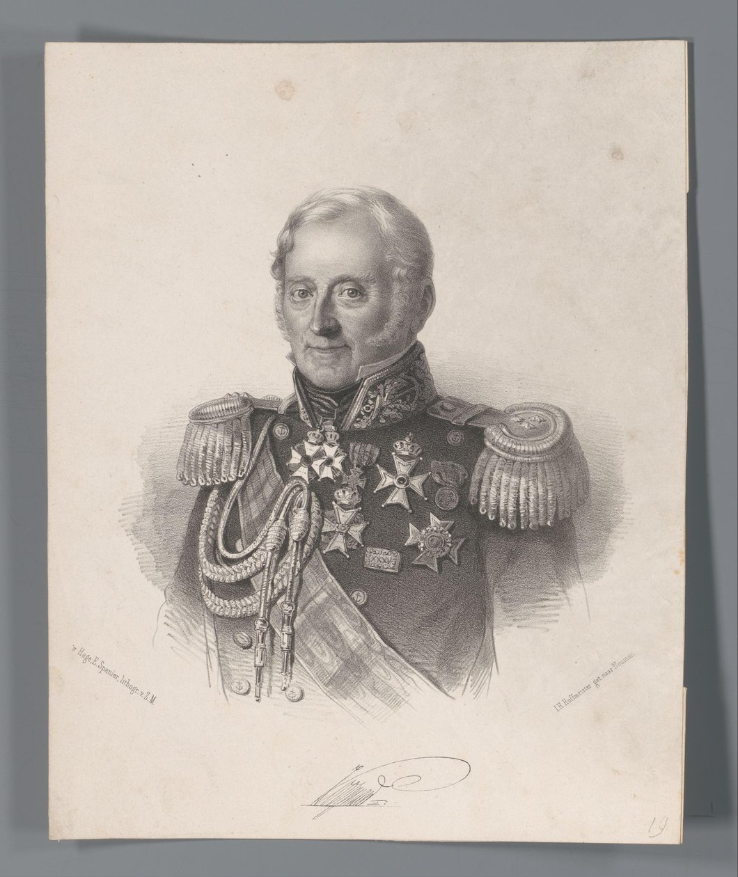 Jan Coenraad Koopmanin muotokuva tekijältä Johan Hendrik Hoffmeister