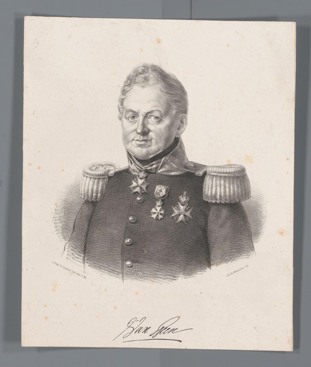 Joseph Jacobuksen paroni van Geenin muotokuva tekijältä Johan Hendrik Hoffmeister