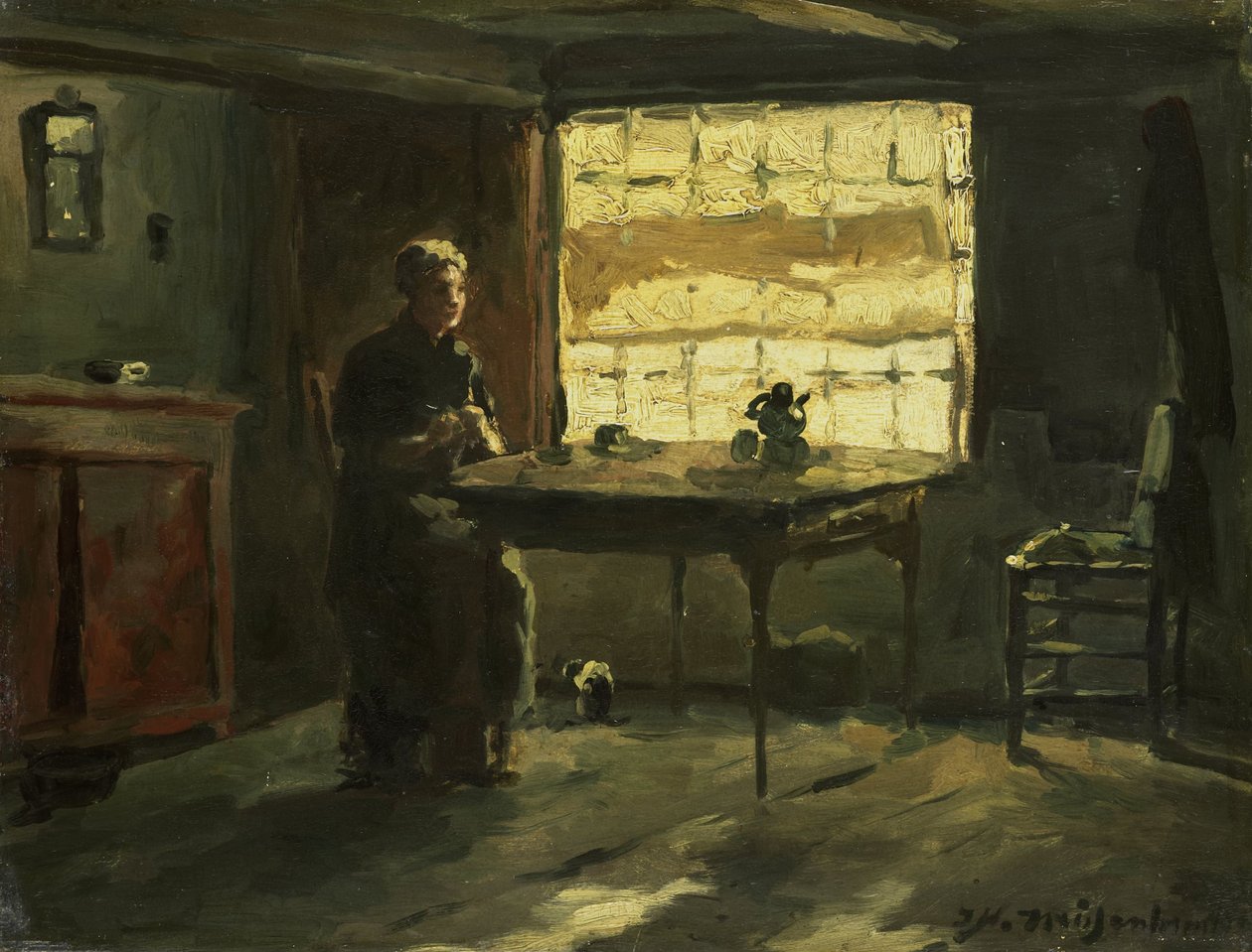 Maalaistalon sisustus tekijältä Johan Hendrik Weissenbruch