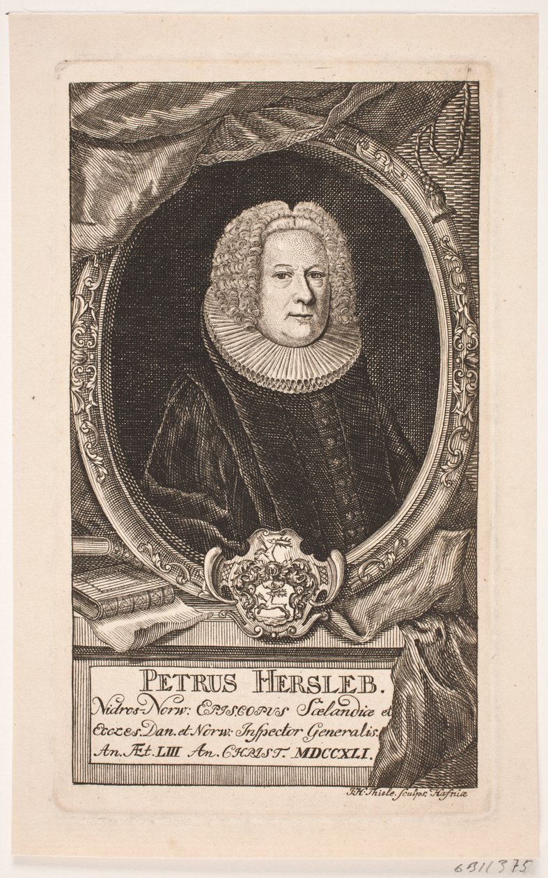 Piispa Peder Hersleb tekijältä Johan Herman Thiele
