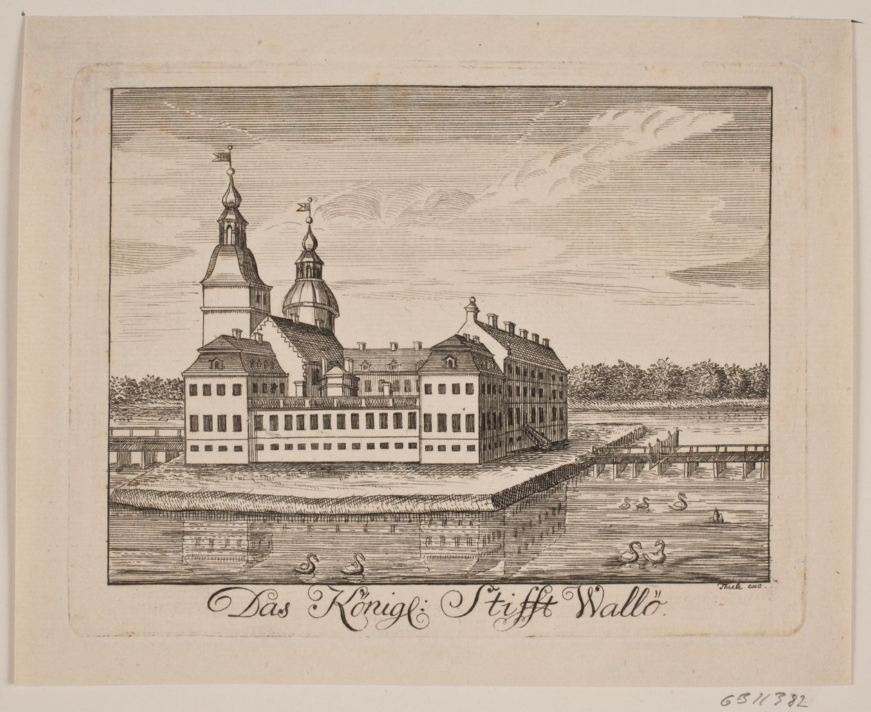 Castell de Vallø finlandès tekijältä Johan Herman Thiele