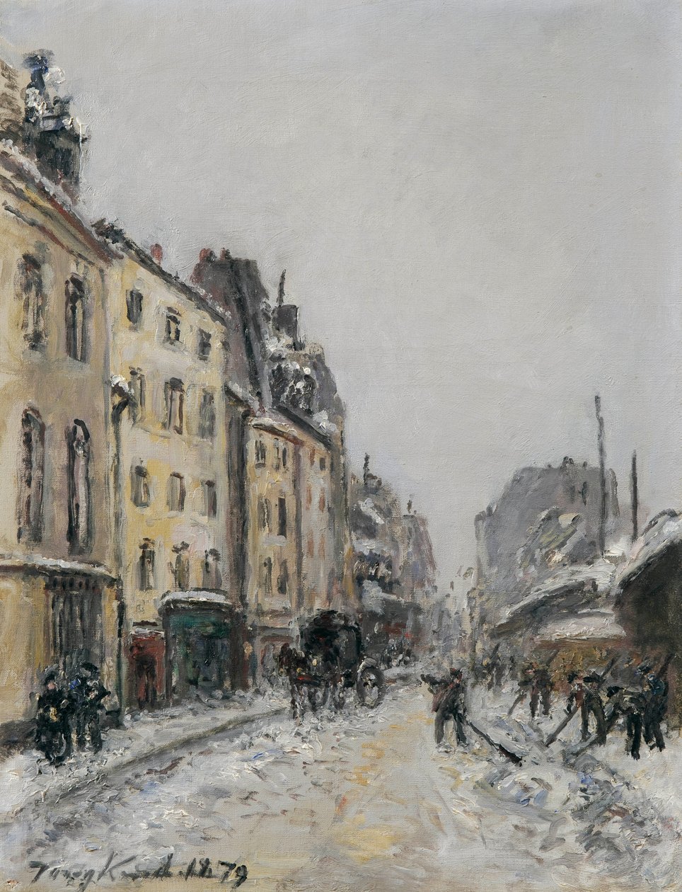 Rue du Faubourg-Saint-Jacques Pariisissa tekijältä Johan Jongkind