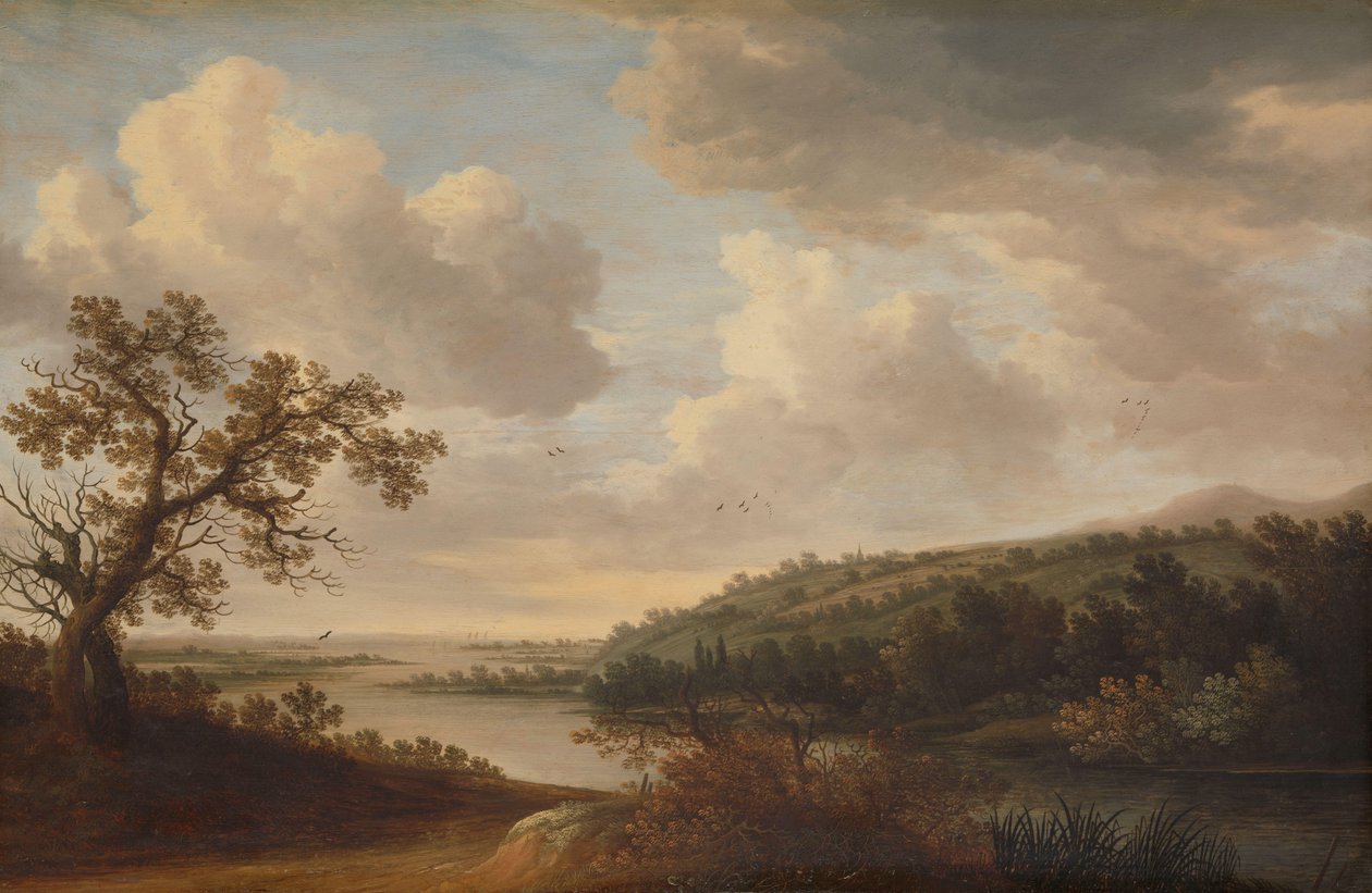 Jokinäkymä tekijältä Johan Pietersz. Schoeff