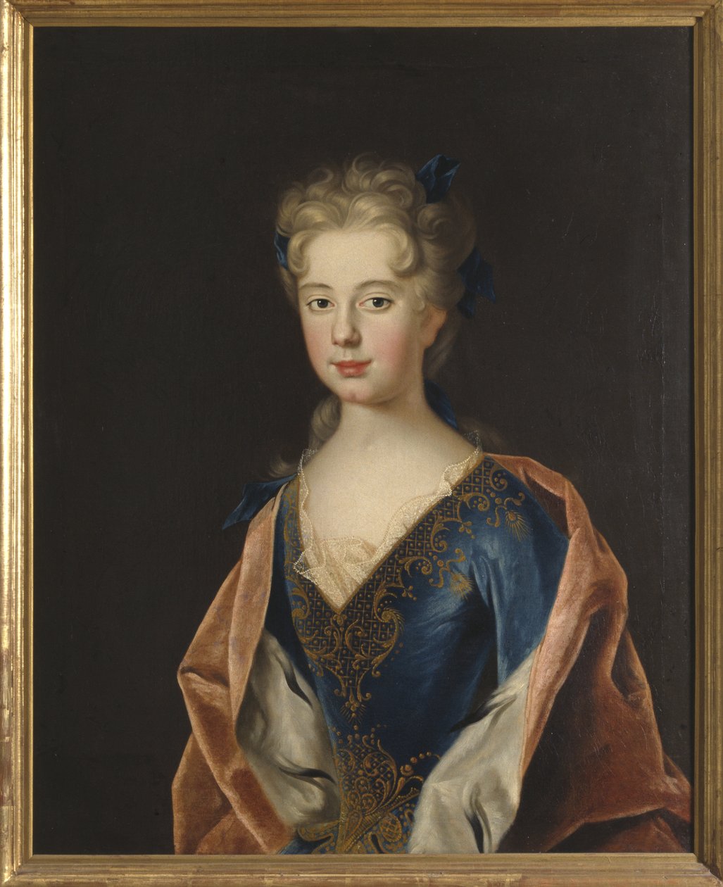 Prinsessa Anne Leszczynska - Prinsessa Anna Leszczynskan (1699-1717) muotokuva, kirjoittanut Starbus, Johan (1679-1724). Öljy kankaalle tekijältä Johan Starbus