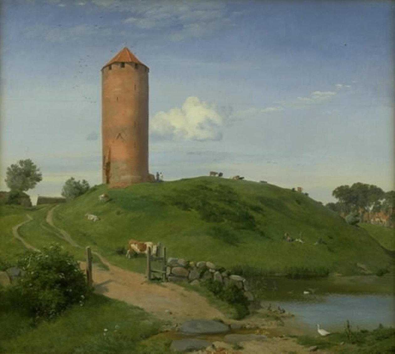 Goose Tower Vordingborgissa, Seelannissa tekijältä Johan Thomas Lundbye