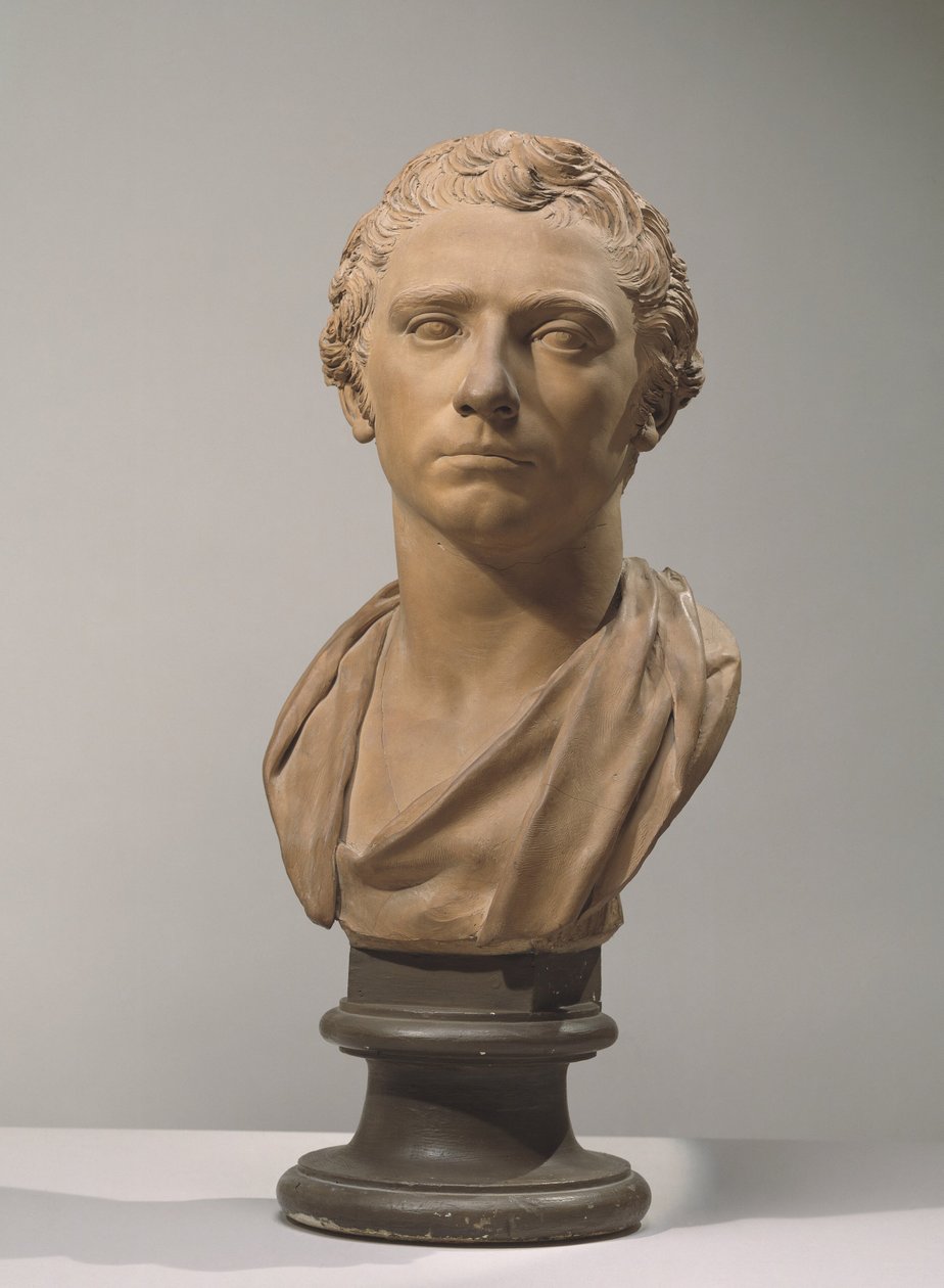 Sveitsiläinen taiteilija Johann Heinrich Füssli (Fuseli) tekijältä Johan Tobias Sergel
