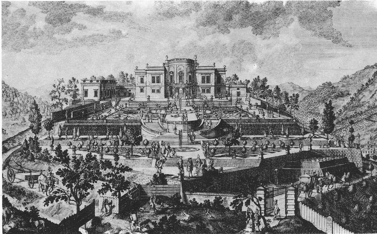Schloss Neuwaldegg tekijältä Johann Adam Delsenbach