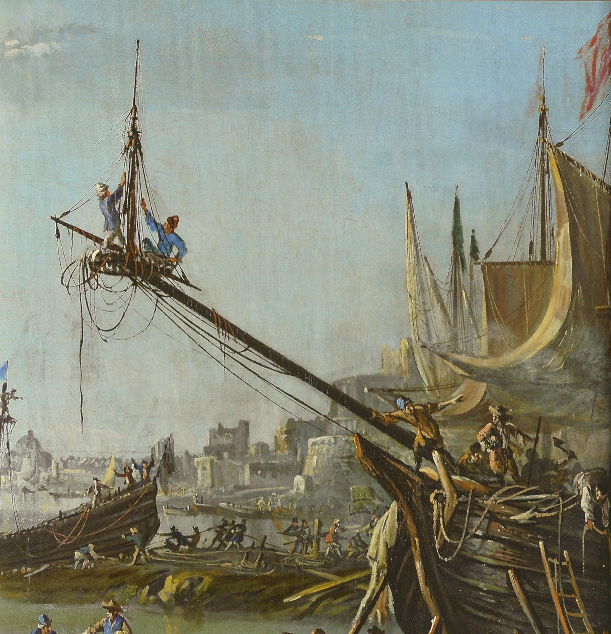 Ein Meerhafen tekijältä Johann Anton Eismann