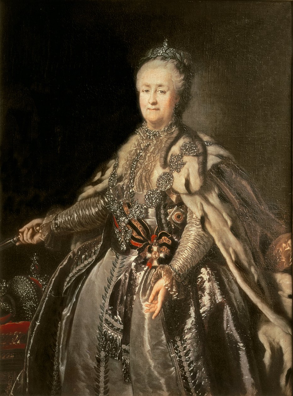 Katariina Suuri, 1793 tekijältä Johann Baptist Edler von Lampi