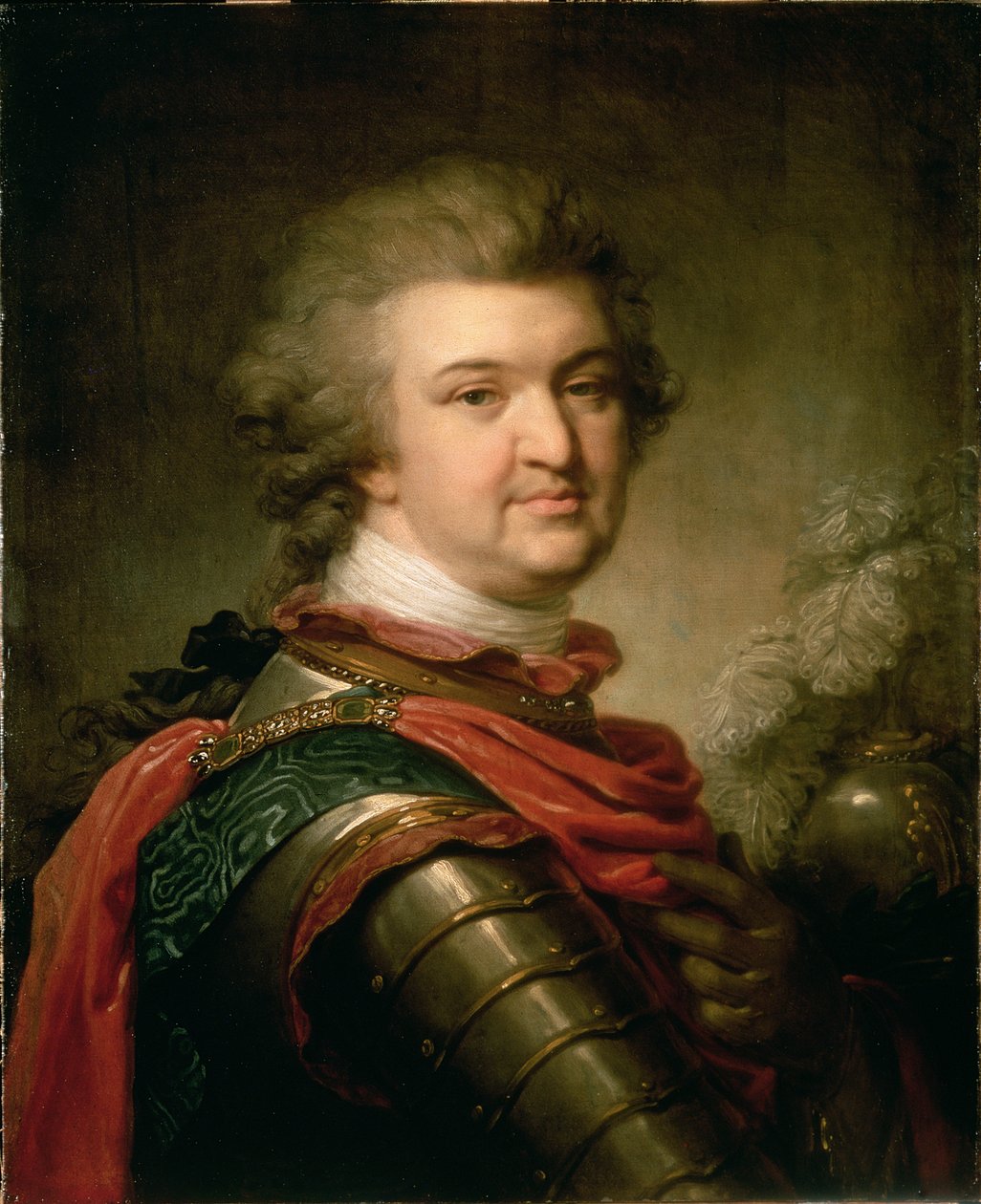Prinssi Grigory Aleksandrovich Potemkinin (1739-91) muotokuva, n. 1790 tekijältä Johann Baptist Edler von Lampi