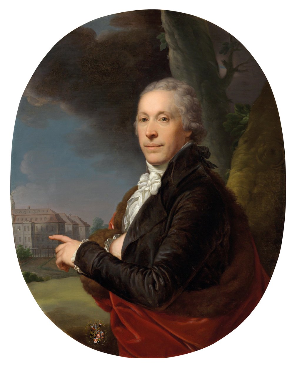 Porträt des österreichischen Papierfabrikanten Ignaz Theodor Pachner tekijältä Johann Baptist von Lampi the Elder