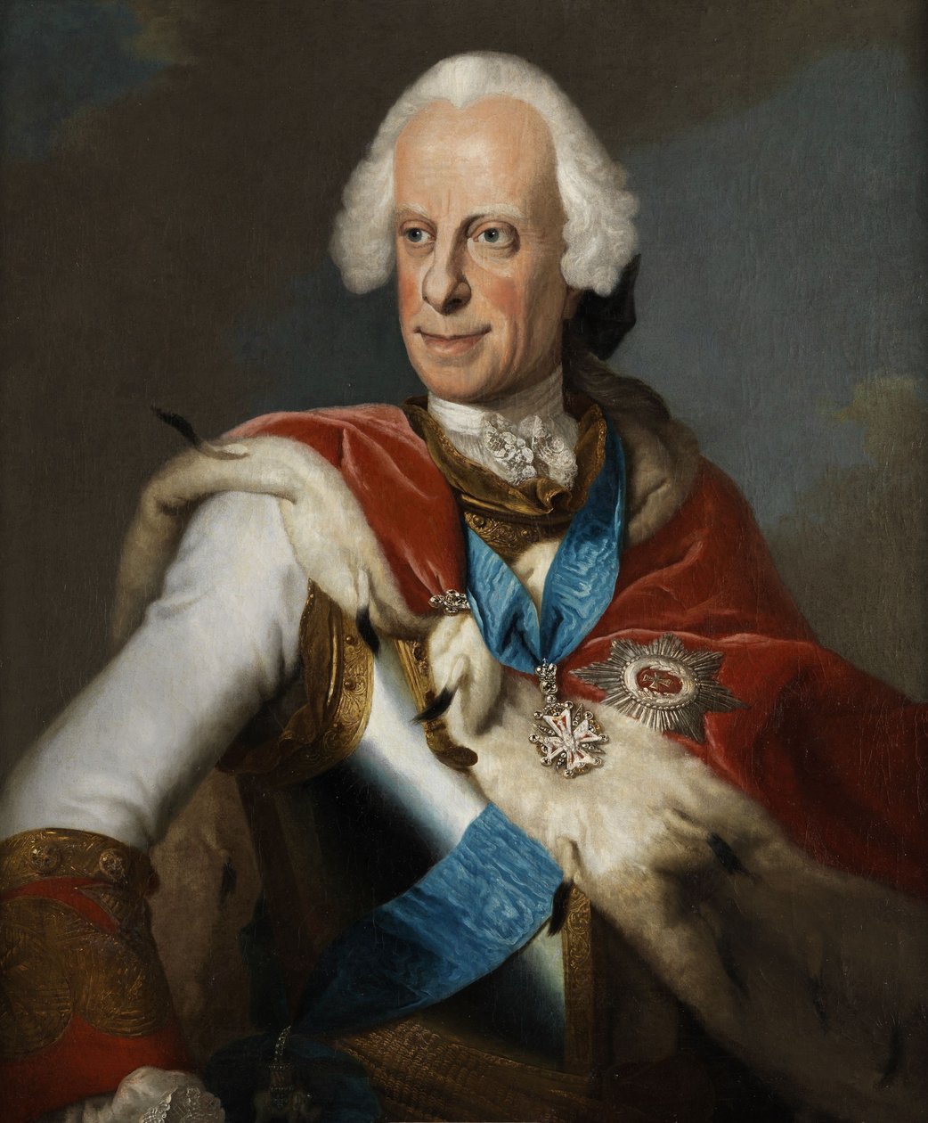 Landgrave Ludwig VIII -muotokuva tekijältä Johann Christian Fiedler