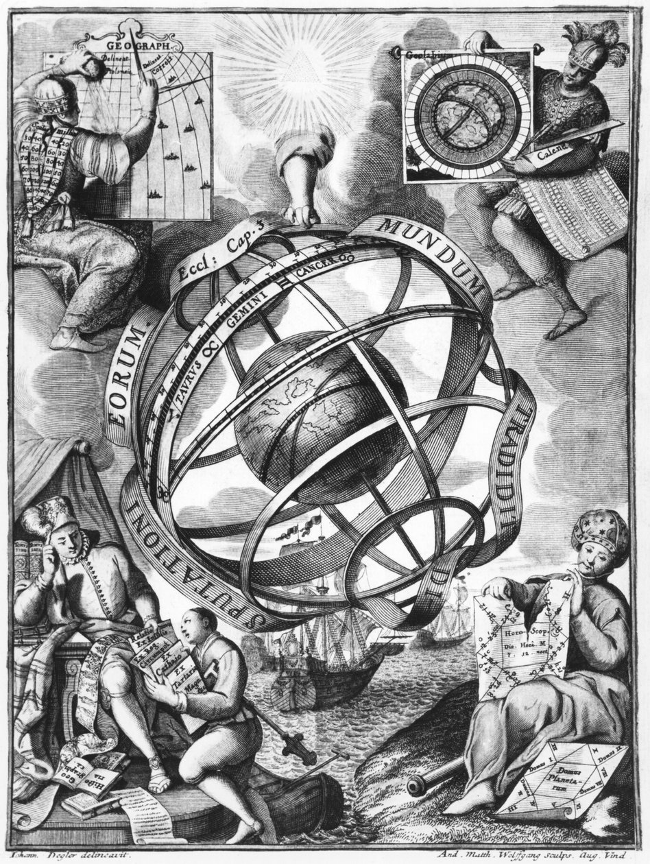 Tähtitiede (bw kuva) tekijältä Johann Degler