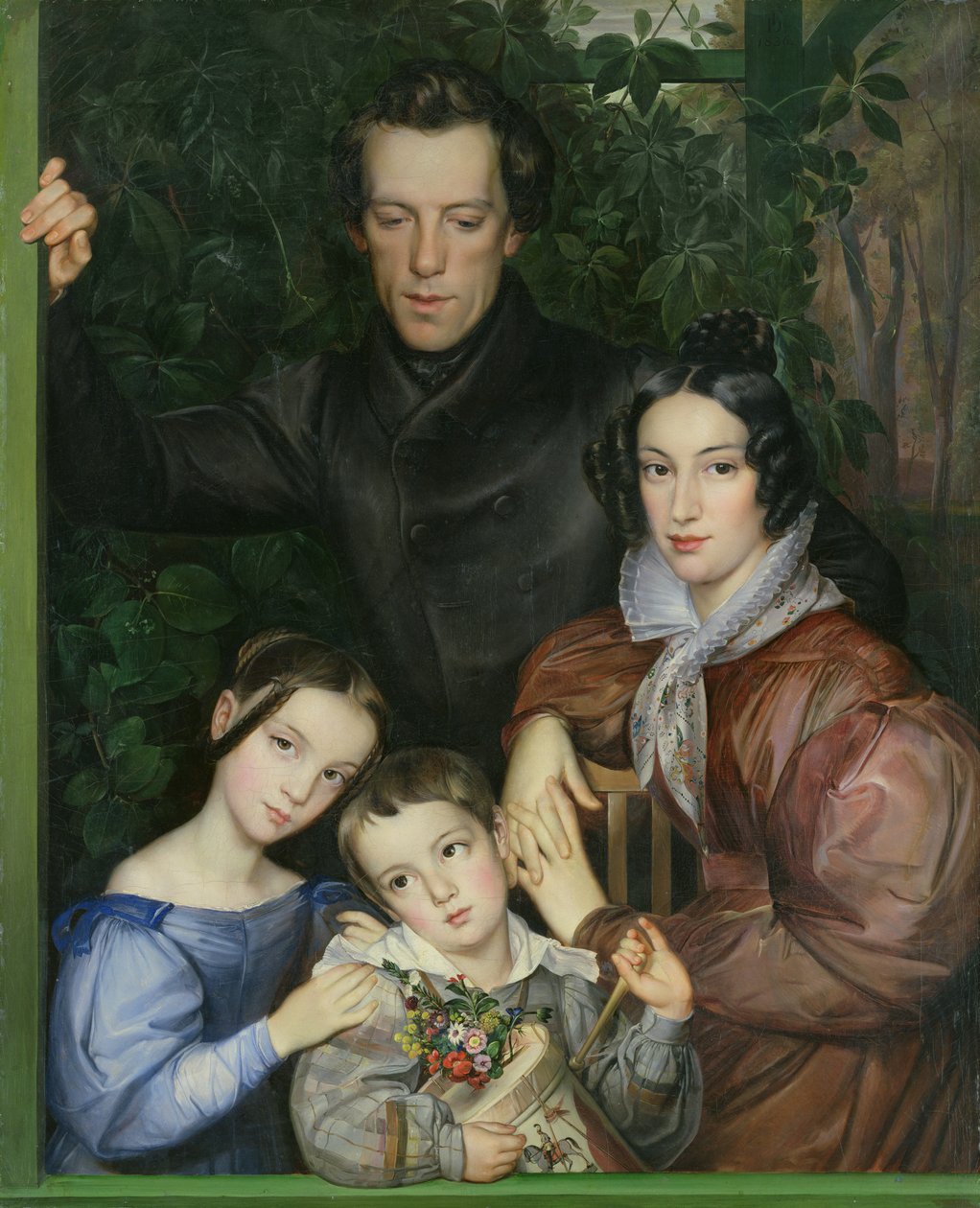 Rauterin perhe, 1836 tekijältä Johann Friedrich Dieterich