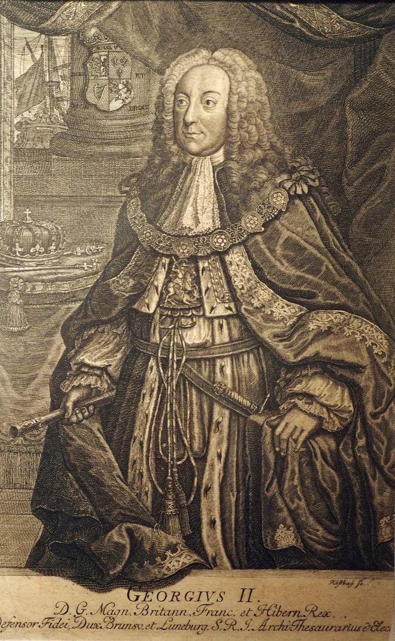 Georg II. König von Großbritannien und Irland tekijältä Johann Friedrich Rosbach