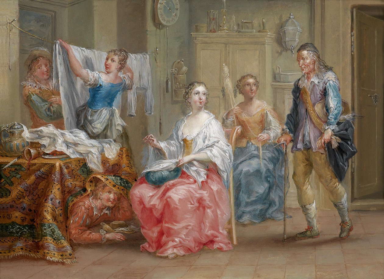 Das gestörte Liebespaar tekijältä Johann Georg Platzer