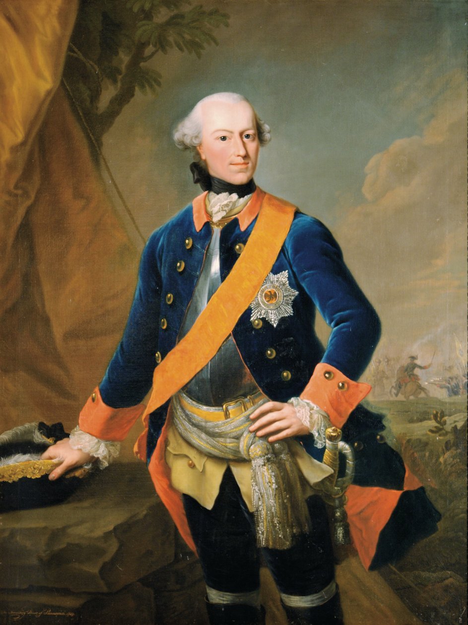 Frederick, Schaumburg-Lippe-Buckeburgin kreivi, 1759 tekijältä Johann Georg Ziesenis