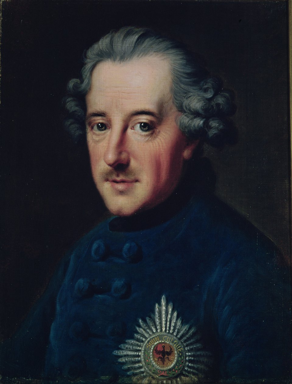 Fredrik II Suuri (1712-86) tekijältä Johann Georg Ziesenis