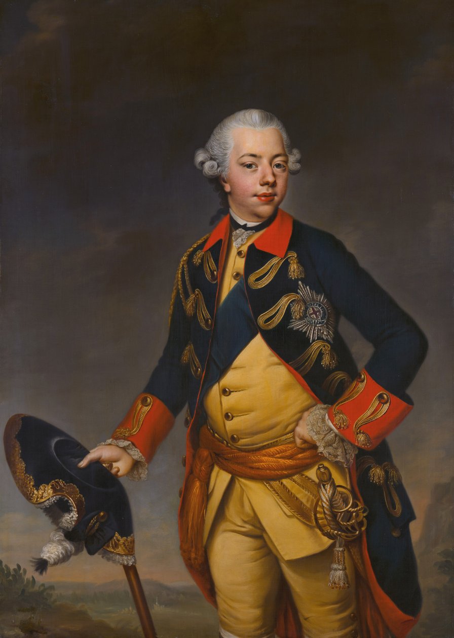 Muotokuva Stadholder Willem V: stä (1748-1806) tekijältä Johann Georg Ziesenis