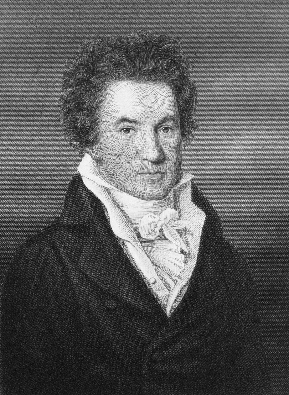 Ludwig van Beethovenin muotokuva (1770-1827) tekijältä Johann Gottfried Scheffner