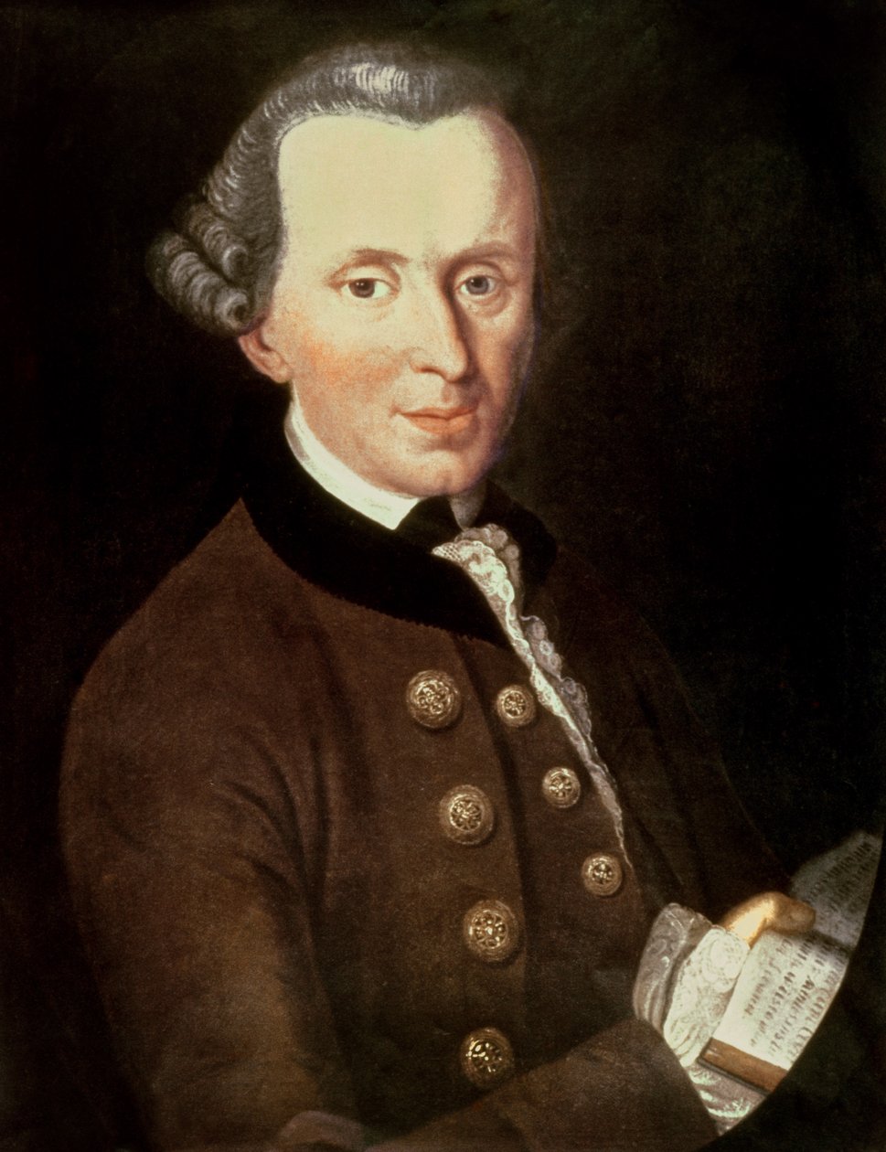 Emmanuel Kantin muotokuva, 1768 tekijältä Johann Gottlieb Becker