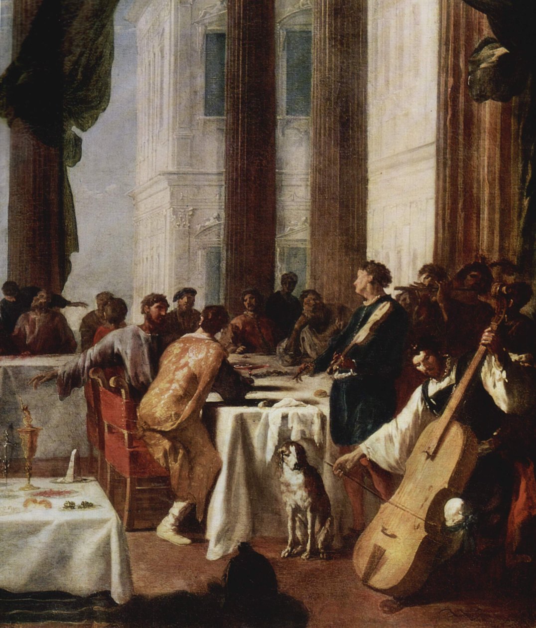 Hochzeit zu Kana tekijältä Johann Heinrich Schönfeld