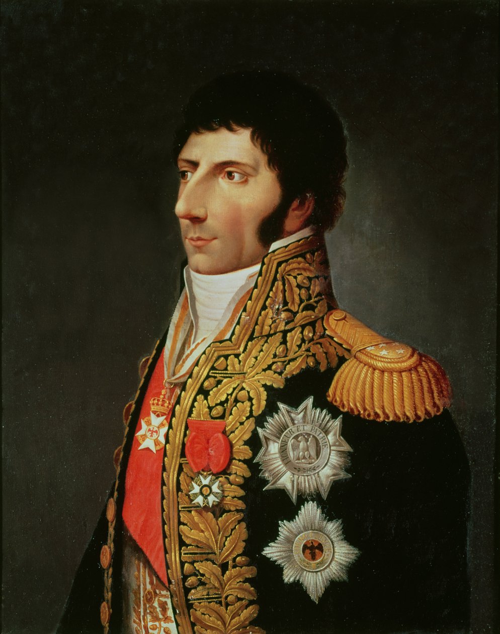 Marsalkka Charles Jean Bernadotten (1763-1844) muotokuva 1805 tekijältä Johann Jacob de Lose
