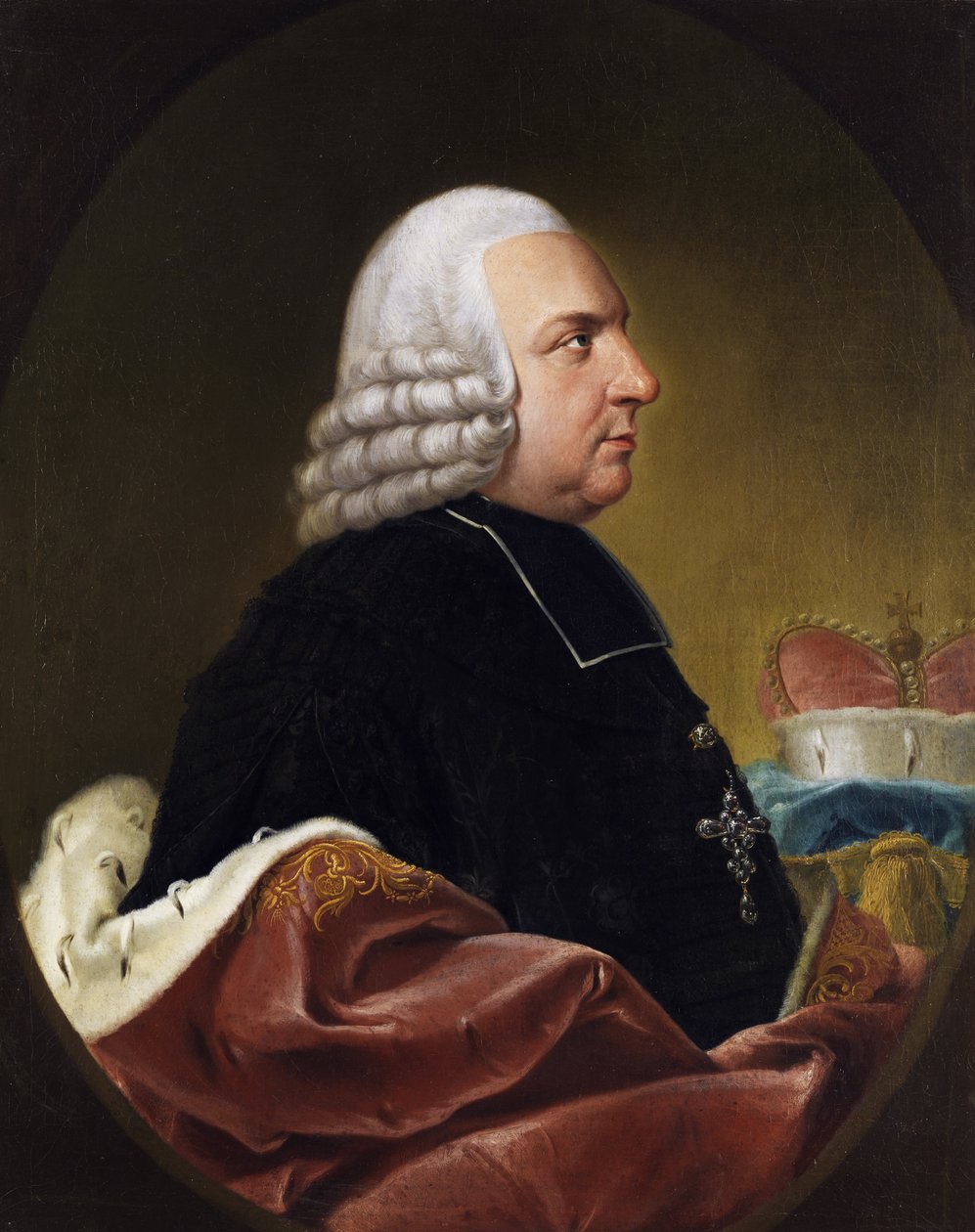 Lothar Franz von Schönbornin muotokuva tekijältä Johann Jakob Ihle