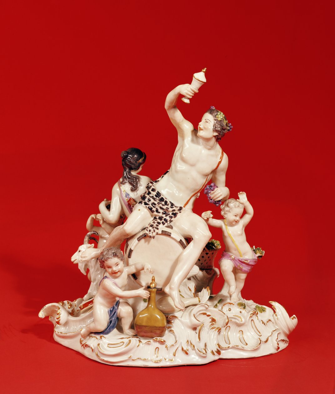 Autumn, Meissen, n. 1750 (posliini) tekijältä Johann Joachim Kaendler