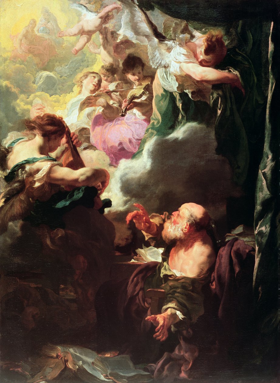 Pyhän Paavalin ekstaasi, n. 1628–1629 tekijältä Johann Liss or Lis or von Lys