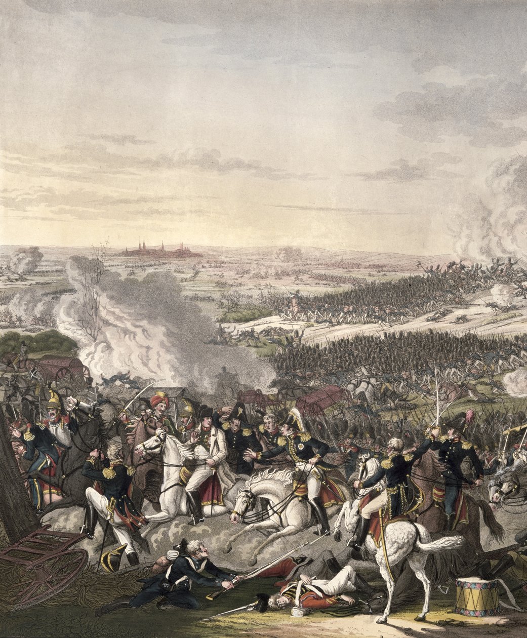 Napoleonin lento, Waterloo, 18. kesäkuuta 1815 tekijältä Johann Moritz Rugendas