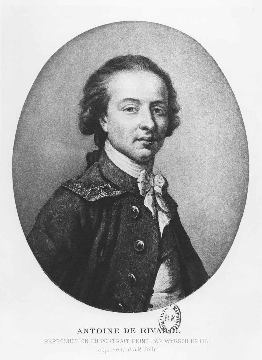 Antoine, Rivarolin kreivi tekijältä Johann Melchior Joseph Wyrsch or Wursch