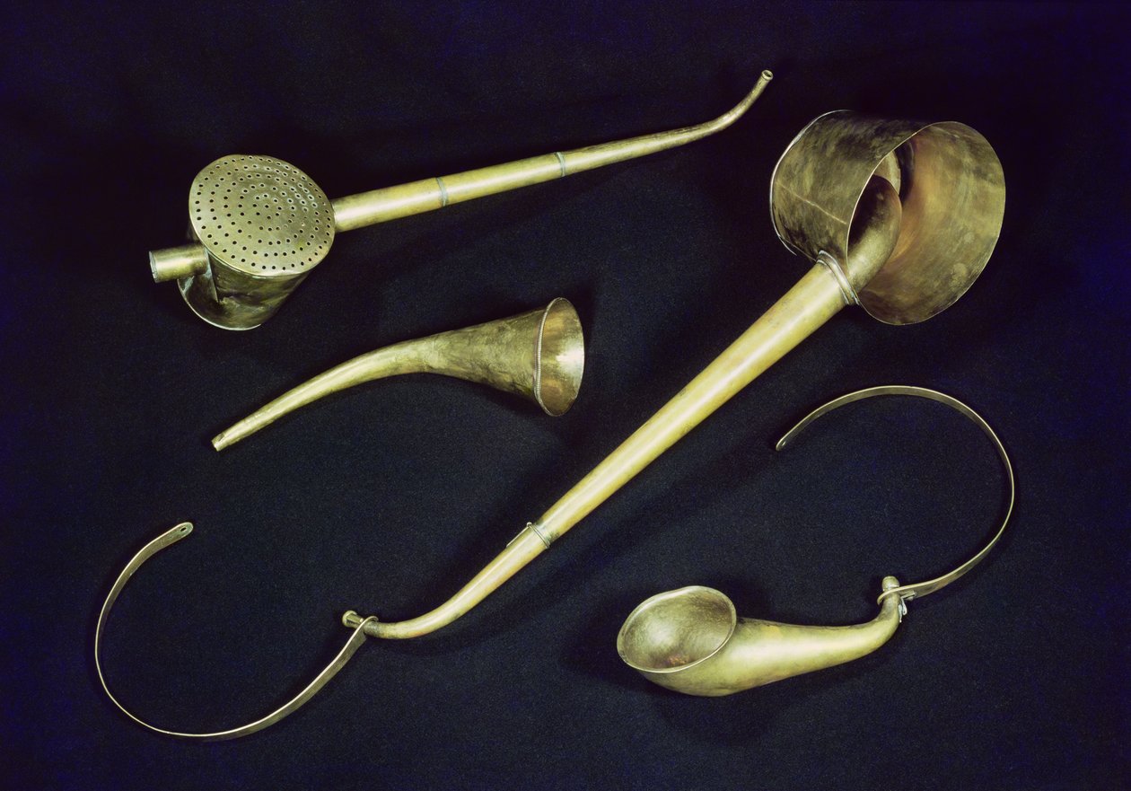 Ludwig van Beethovenille (1770-1827) kuuluvat akustiset instrumentit n. 1813 (kupari) tekijältä Johann Nepomuk Maelzel or Malzel