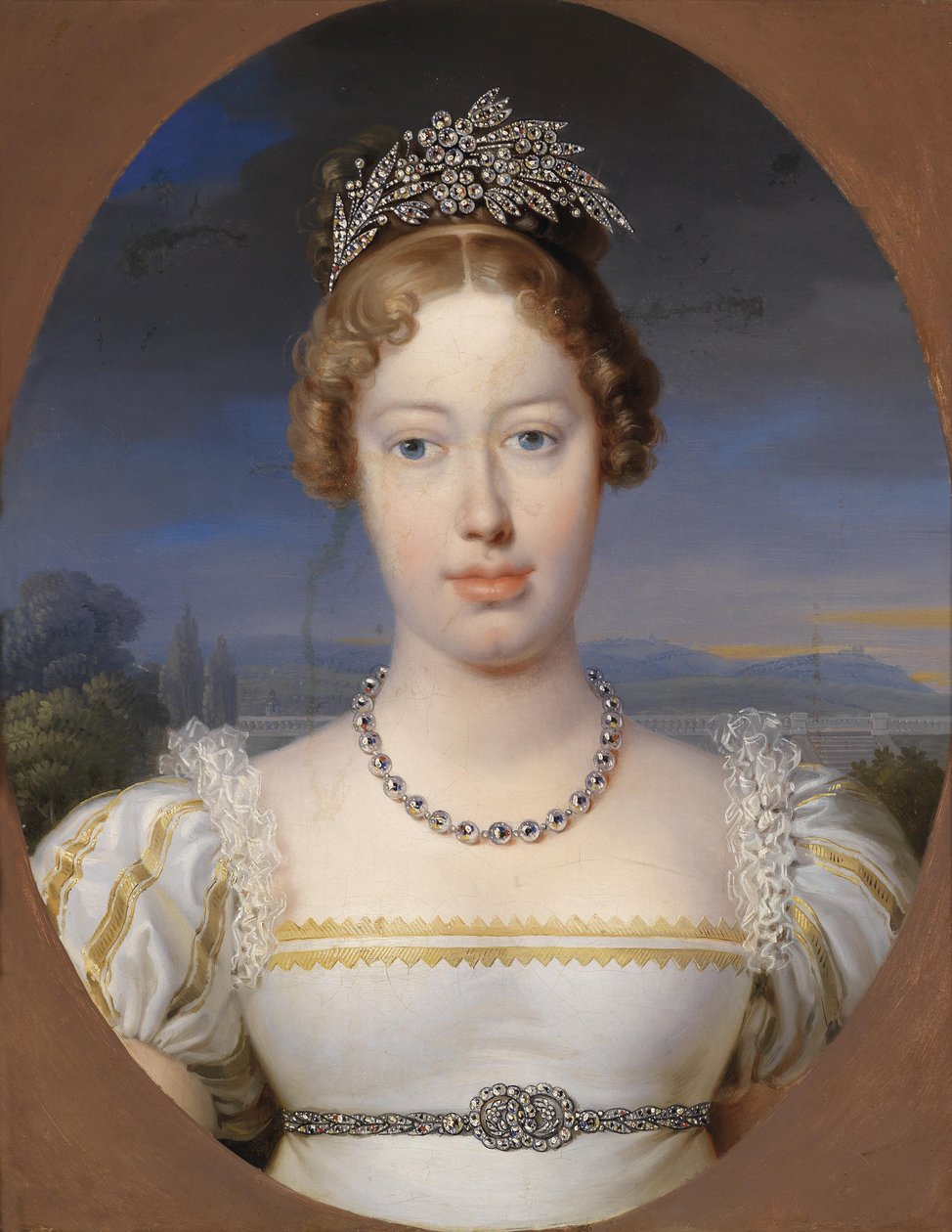 Bildnis einer Carolina Ferdinanda von Osterreich ei Schleswig-Holsteinin prinsessa tekijältä Johann Peter Krafft