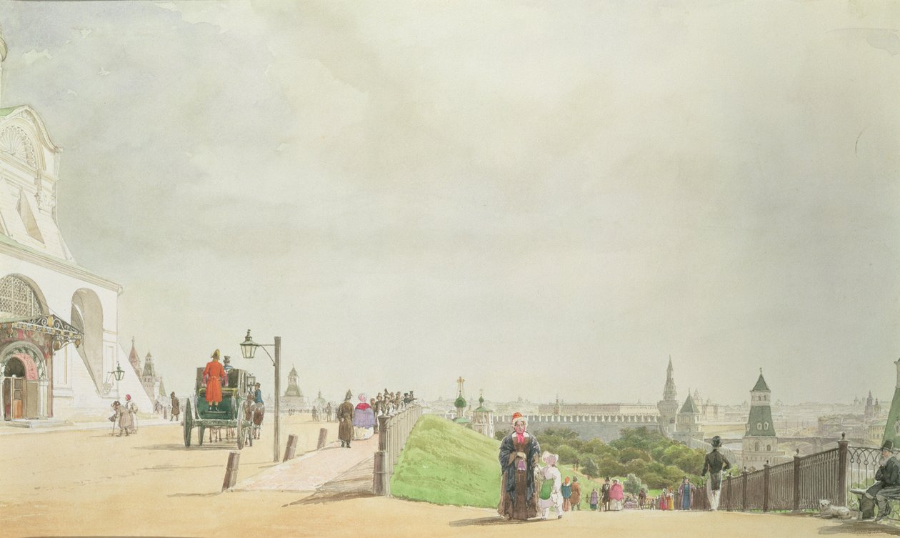 Kreml, Moskova, 1839 tekijältä Johann Philipp Eduard Gartner