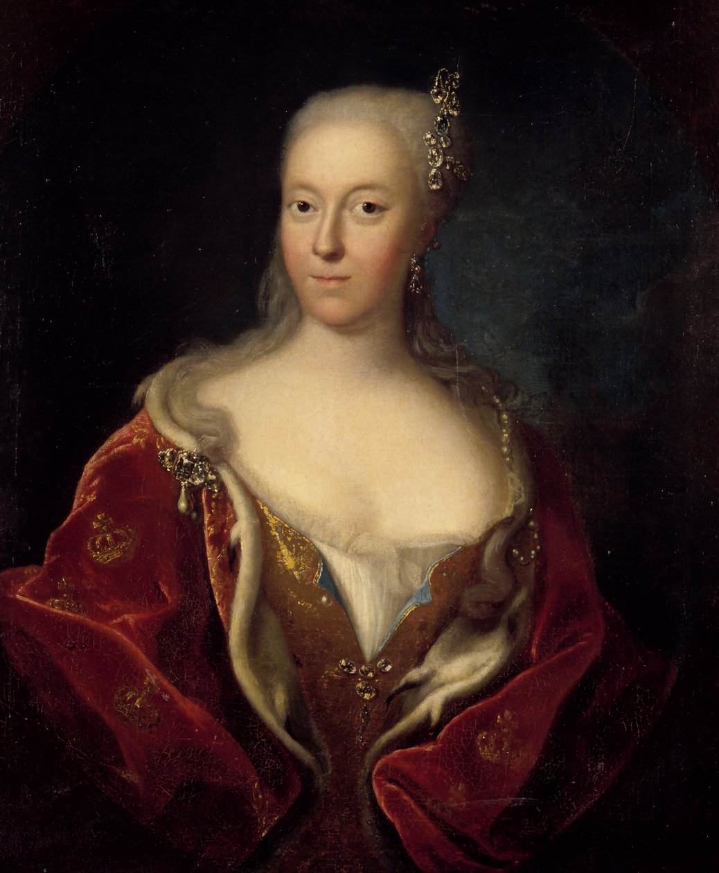Anna Sophie von Reventlow, Königin von Dänemark tekijältä Johann Salomon Wahl