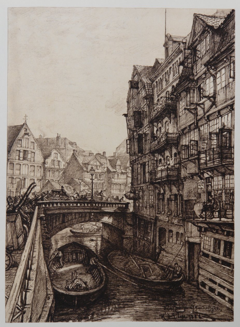 Fleet-an-der-Brauerstraße tekijältä Johann Theobald Riefesell