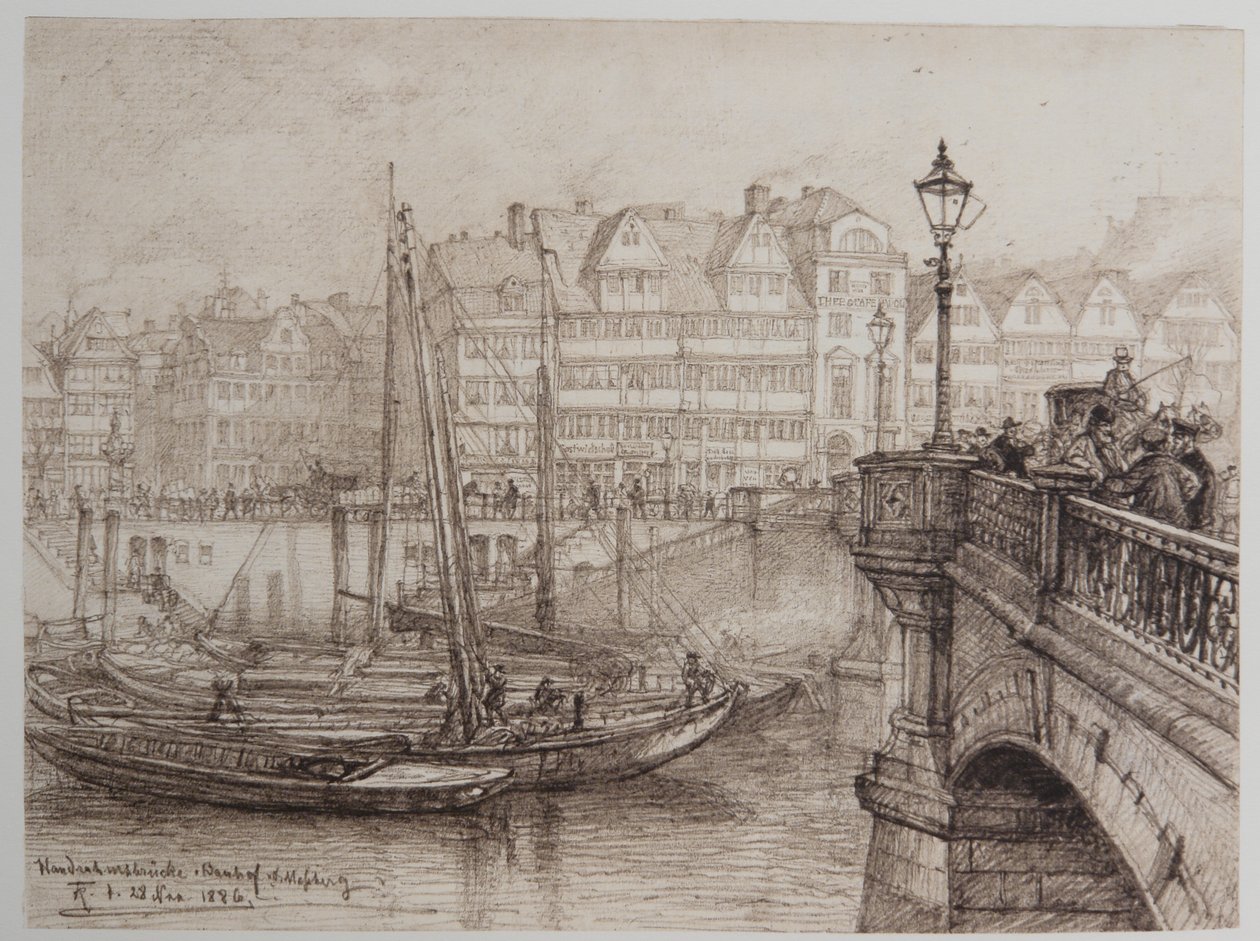 Wandrahmbrücke tekijältä Johann Theobald Riefesell