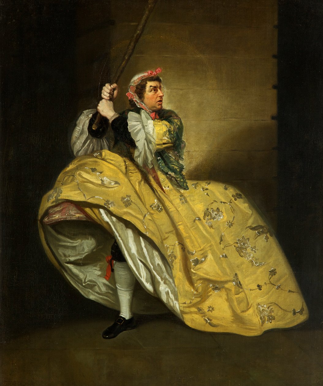 David Garrick John Brute -näyttelijänä Vanbrughin näytelmässä 