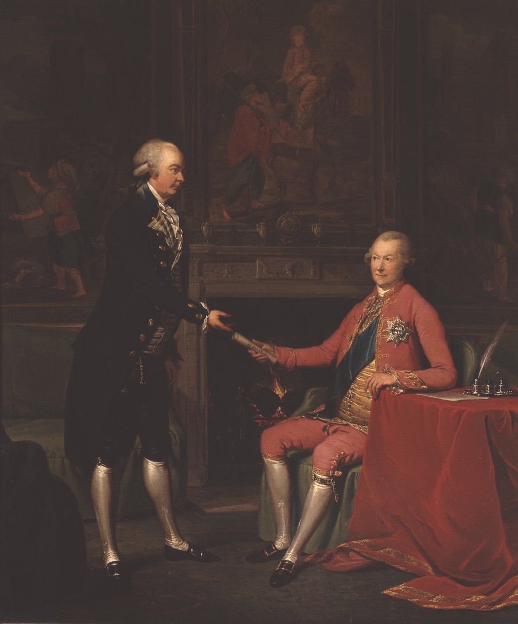 Hughin muotokuva tekijältä Johann (circle of) Zoffany