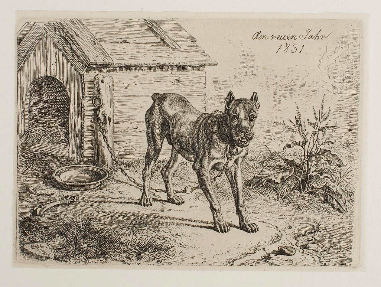 Uudenvuodenpäivänä 1831. Dog tekijältä Johann Adam Klein