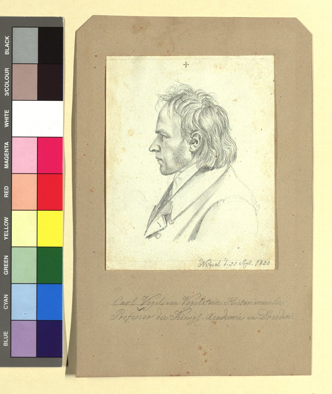 Carl Vogel von Vogelstein (1788-1868), taidemaalari tekijältä Johann Adam Klein