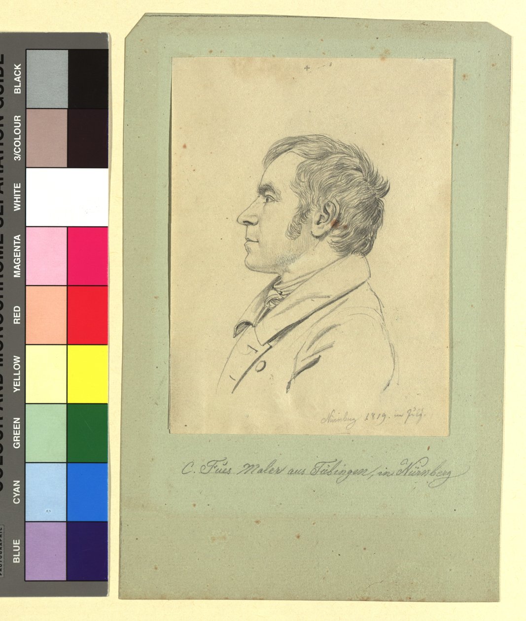 Christian Friedrich Fues (1772-1836), taidemaalari tekijältä Johann Adam Klein