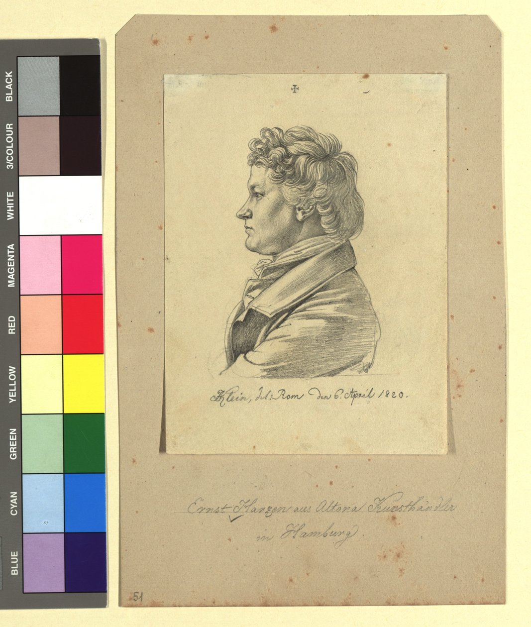 Georg Ernst Harzen (Altena 1790-1863), taidekauppias tekijältä Johann Adam Klein