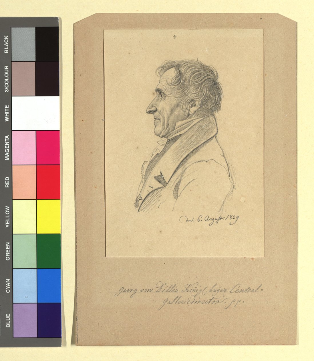 Georg von Dillis (1759-1841), taidemaalari, gallerianjohtaja tekijältä Johann Adam Klein